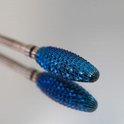 Kék nagy kugli karbid csiszolófej