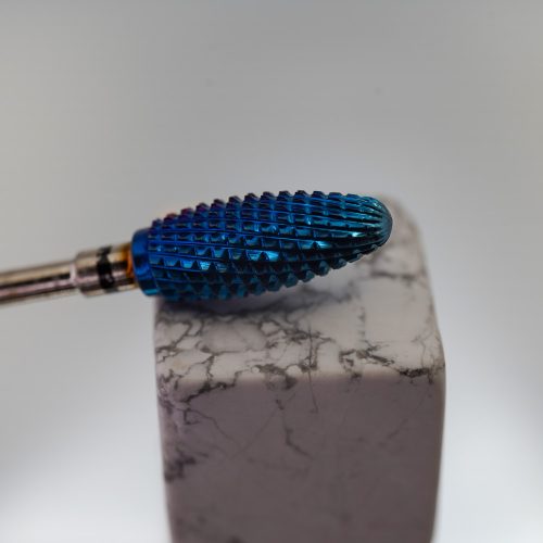 Kék nagy kugli karbid csiszolófej