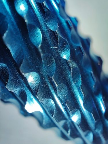 Kék nagy kugli karbid csiszolófej