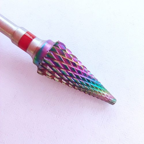 Szivárvány hegyes karbid balkezes csiszolófej F