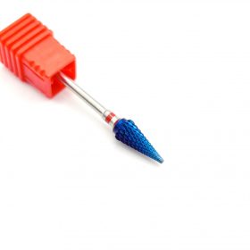 Kék hegyes karbid balkezes csiszolófej F