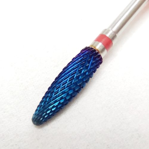 Kék cone karbid balkezes csiszolófej F