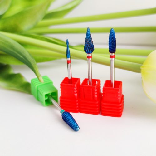 Kék cone karbid balkezes csiszolófej F