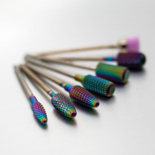 Színes karbid csiszolófej szett