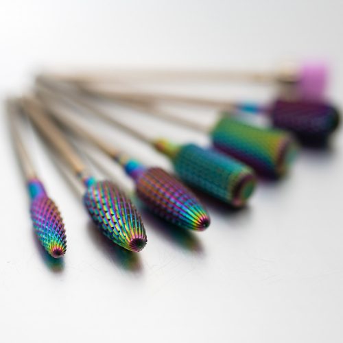 Színes karbid csiszolófej szett