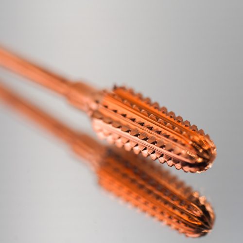 Rosegold lekerekített karbid csiszolófej XC