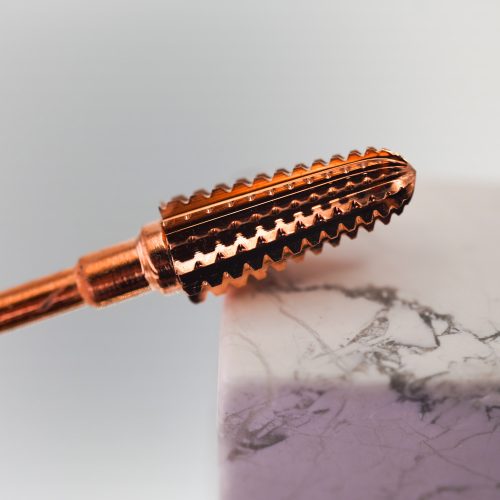 Rosegold lekerekített karbid csiszolófej XC