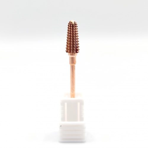 Rosegold lekerekített karbid csiszolófej XC